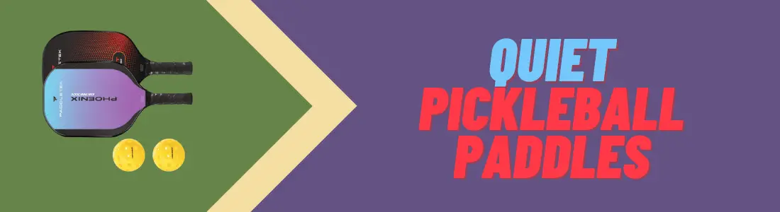 Best Quiet Pickleball Paddle