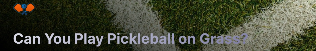 Can You Play Pickleball on Grass