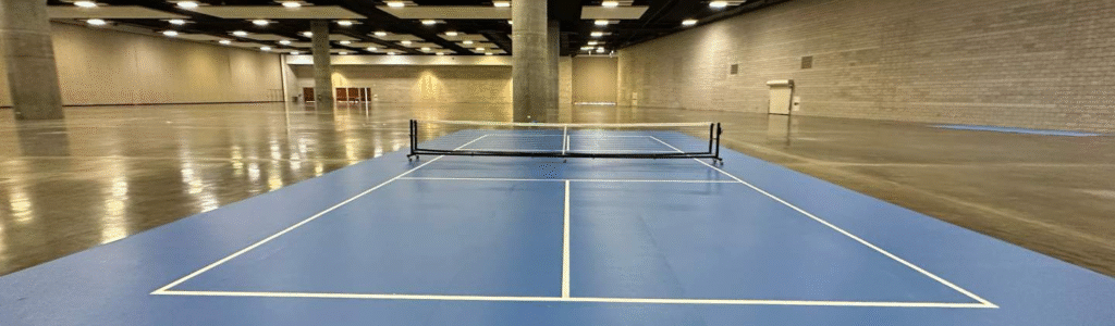 indoor pickleball court dimensions