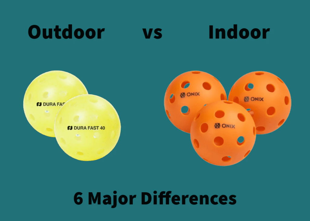 What kind of ball is used in pickleball?