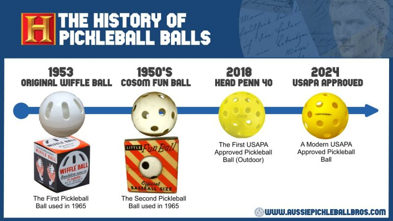 What kind of ball is used in pickleball