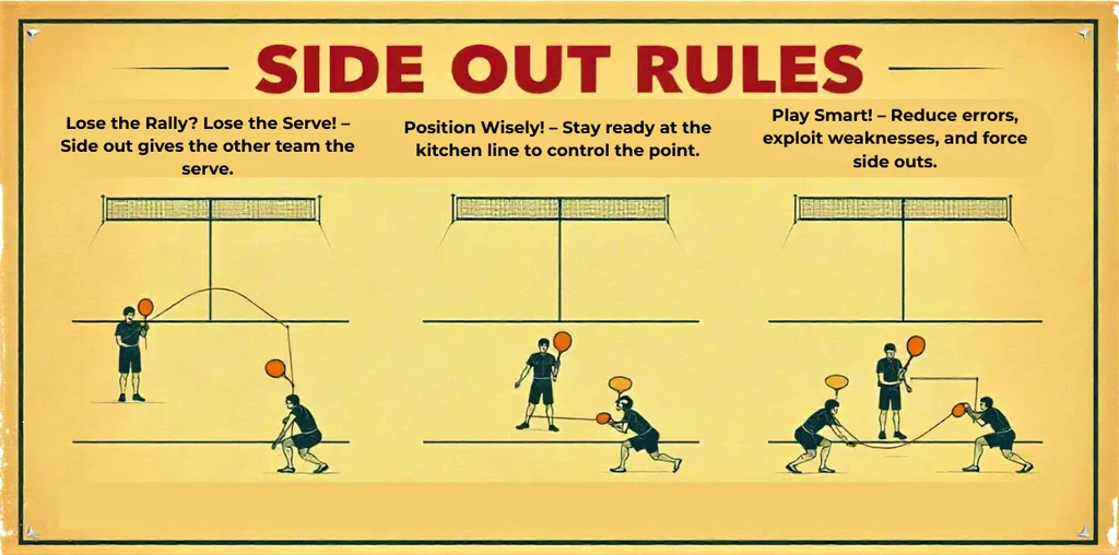 What does side out mean?