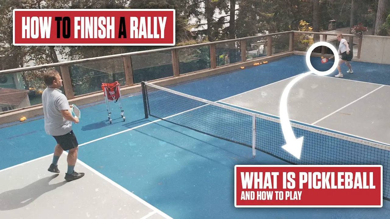 When does a rally end in pickleball?